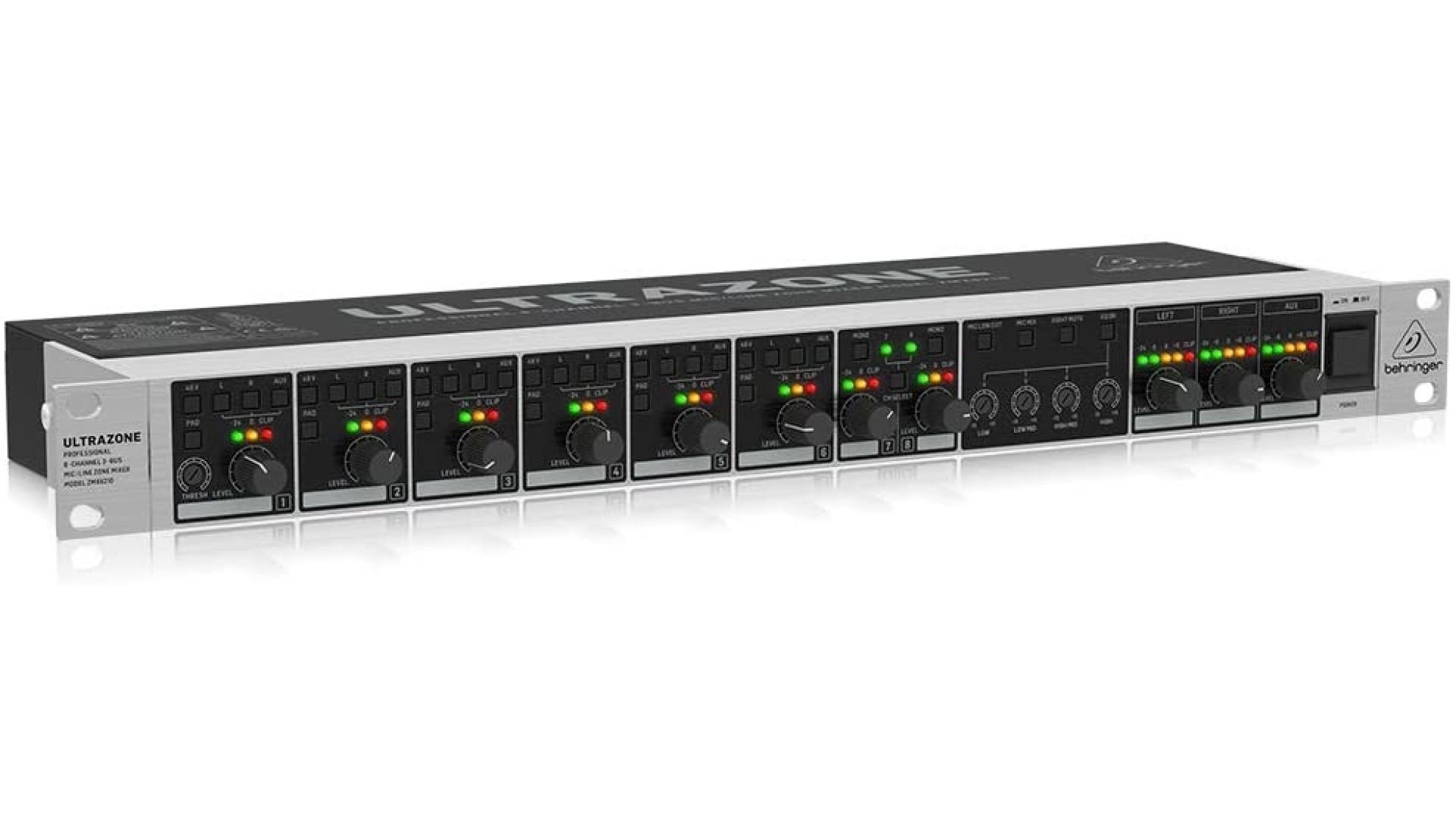 Behringer ZMX8210 V2 8 Kanal Rack Tipi Mikser