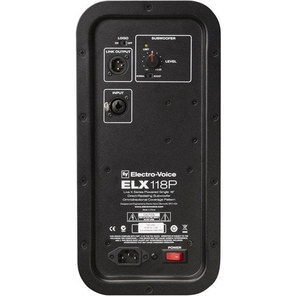 Electro Voice ELX118P - 18 inch 700 Watt Aktif Subwoofer
