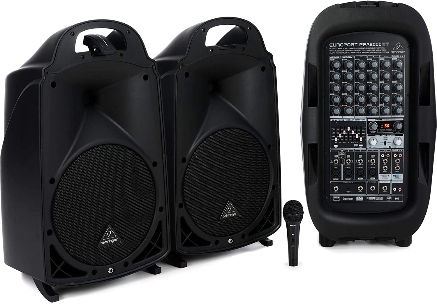 Behringer PPA2000BT 8 Kanal 2x10 Taşınabilir Aktif Hoparlör