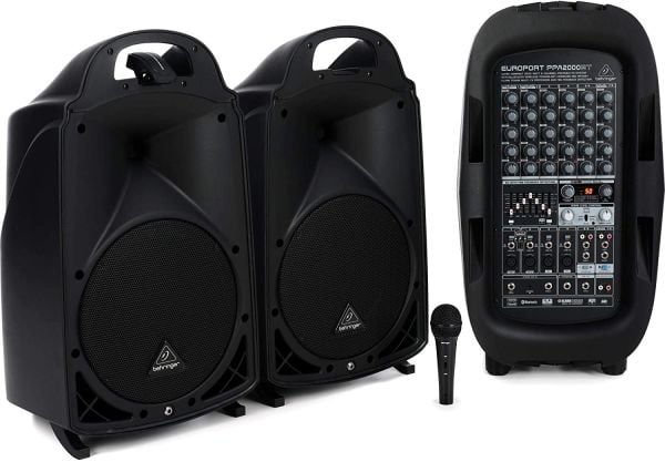Behringer PPA2000BT 8 Kanal 2x10 Taşınabilir Aktif Hoparlör