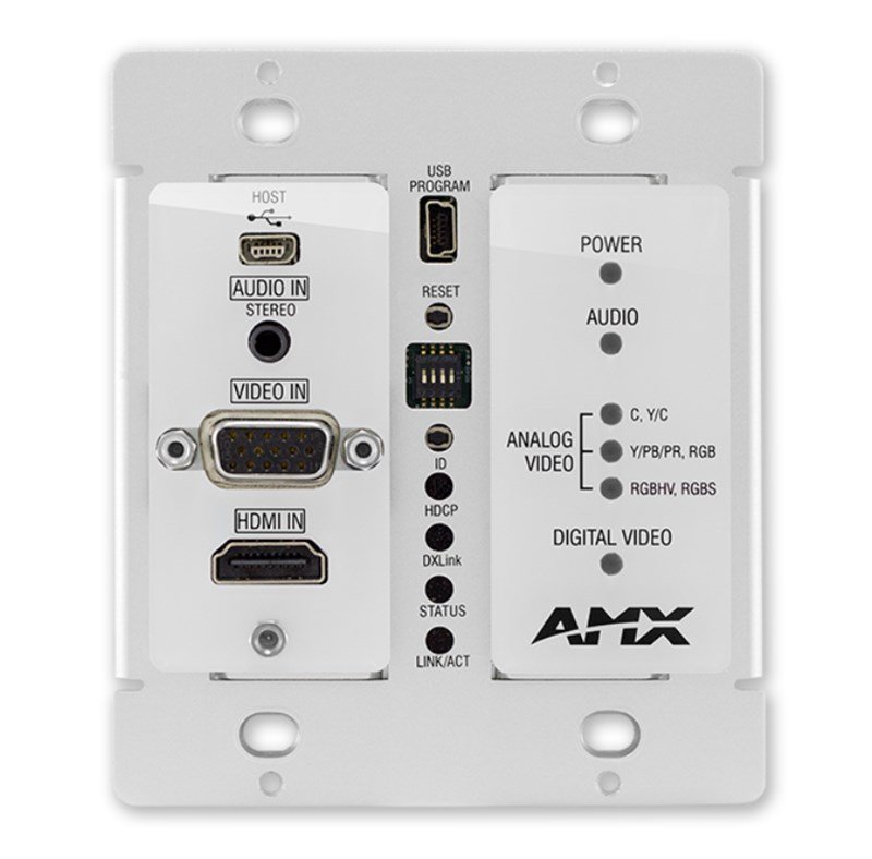 AMX DX-TX-DWP WH Çok Biçimli Dekor Tarzı Duvar Plakası Vericisi