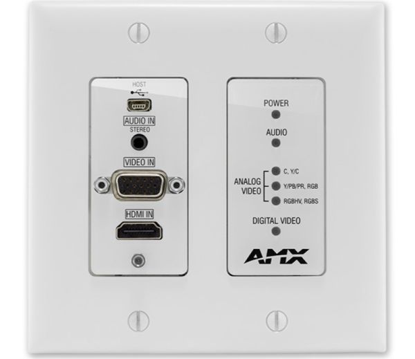 AMX DX-TX-DWP WH Çok Biçimli Dekor Tarzı Duvar Plakası Vericisi