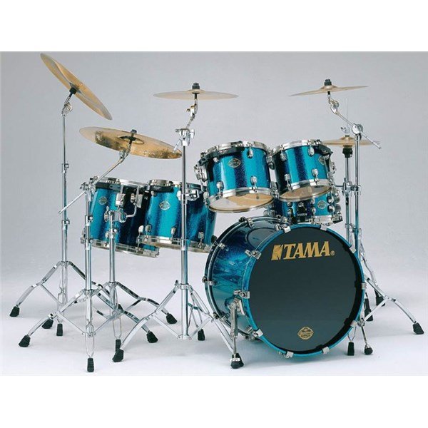 Tama Maple Marine Blue Fade 4 Parça Akustik Davul Seti
