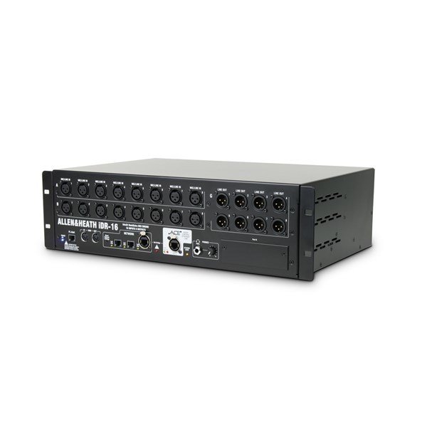 Allen Heath IDR-16 MixRack - Fixed format, 16 mic/line in 8 out