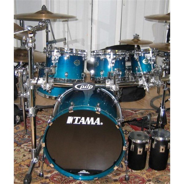 Tama Maple Marine Blue Fade 4 Parça Akustik Davul Seti