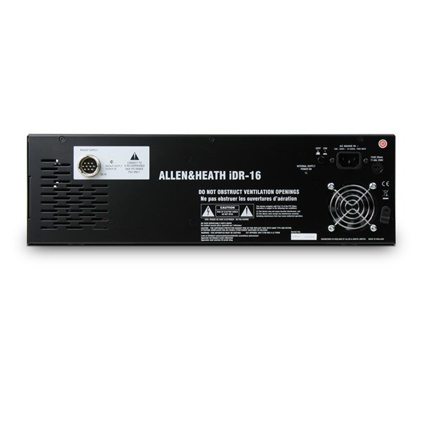 Allen Heath IDR-16 MixRack - Fixed format, 16 mic/line in 8 out
