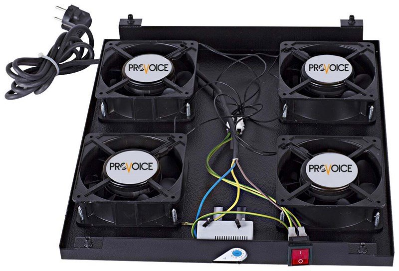 Provoice On-Off Anahtarlı Termostatlı 4'lü Fan Ünitesi