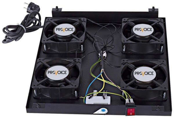 Provoice On-Off Anahtarlı Termostatlı 4'lü Fan Ünitesi