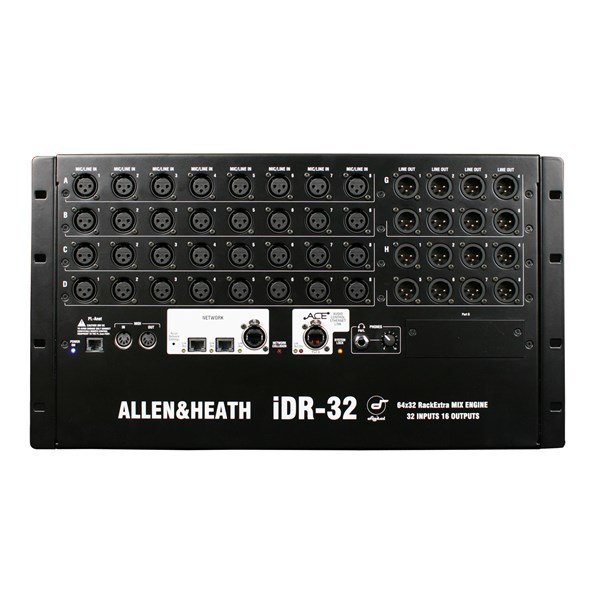 Allen Heath IDR-32 MixRack Fixed format, 32 mic/line in 16 out