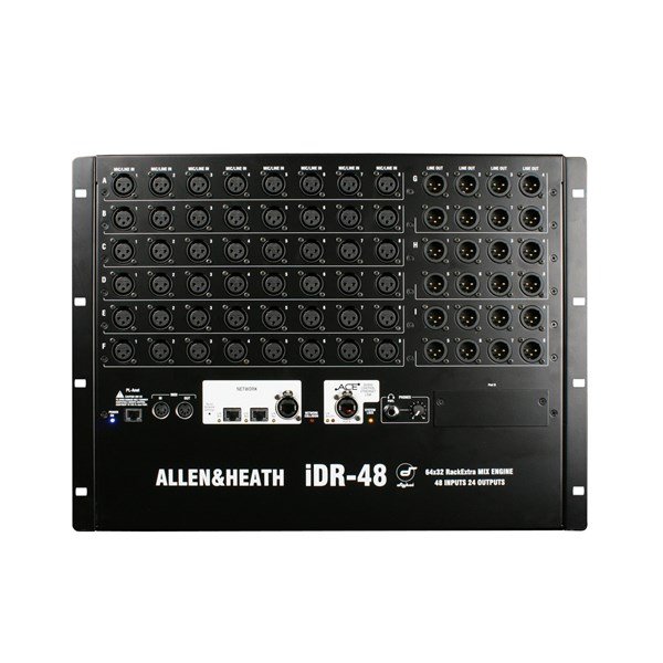 Allen Heath IDR-48 MixRack Fixed format, 48 mic/line in 24 out