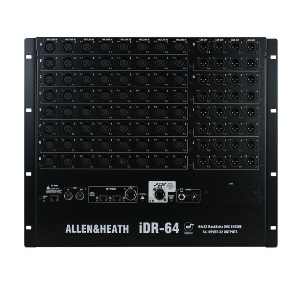 Allen Heath IDR-64 MixRack Fixed format, 64 mic/line in 32 out