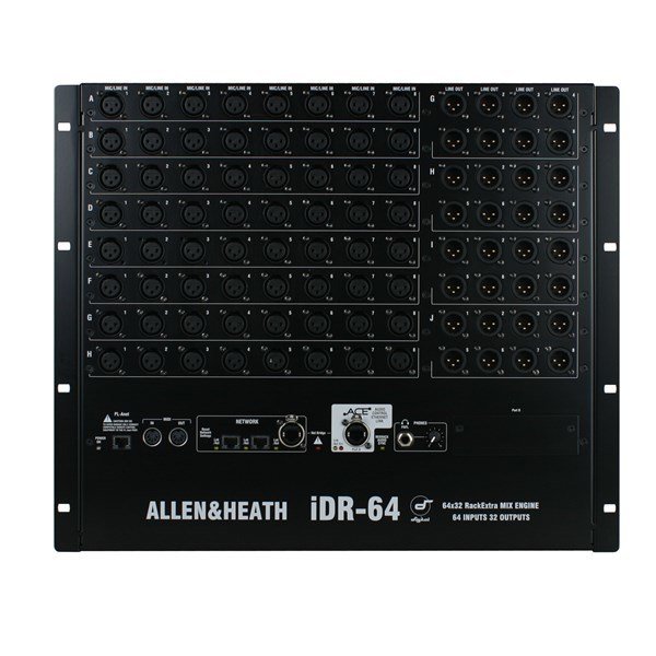 Allen Heath IDR-64 MixRack Fixed format, 64 mic/line in 32 out