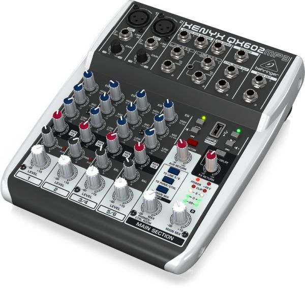 Behringer QX602MP3 6 Kanal Mp3'lü Analog Mikser