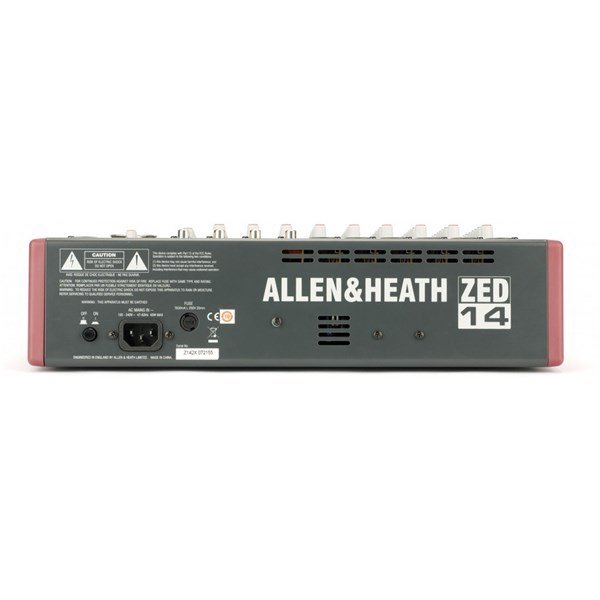 Allen Heath ZED-14 6 mic/line inputs, 4 stereo sources USB and Sonar X1 L.E