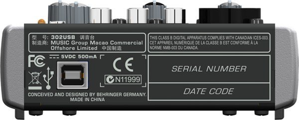 Behringer Xenyx 302Usb 2 Kanal Deck Mikser
