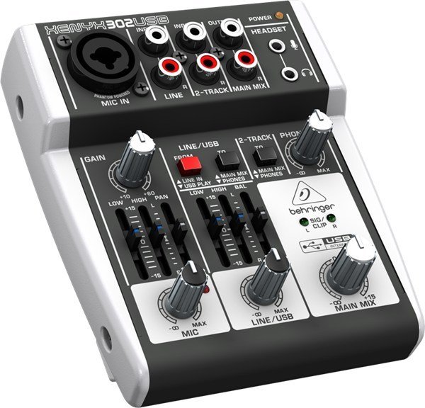 Behringer Xenyx 302Usb 2 Kanal Deck Mikser