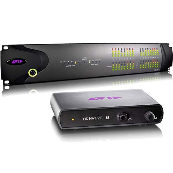 Avid HD Native Thunderbolt ve HD OMNI Kayıt Sistemi