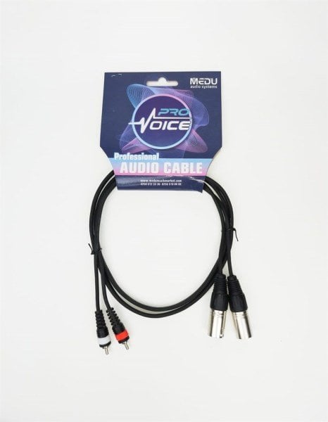 Provoice SK/2XR/1,5 2xXLR-2xRCA  Sinyal Kablosu