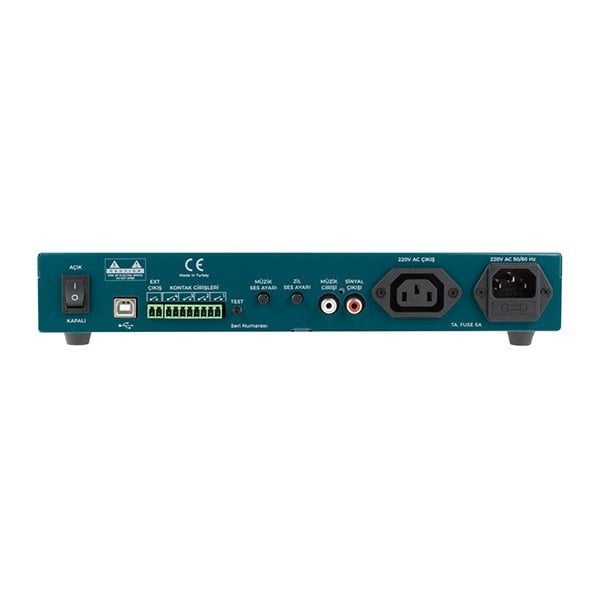 Mikafon AK-E LCD - PC-USB Bağlantılı Programlanabilir Okul Zili