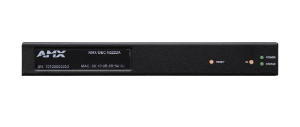 Amx NMX-DEC-N2222A HDMI AES67 Desteği IP Dekoder