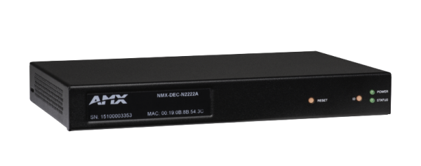 Amx NMX-DEC-N2222A HDMI AES67 Desteği IP Dekoder