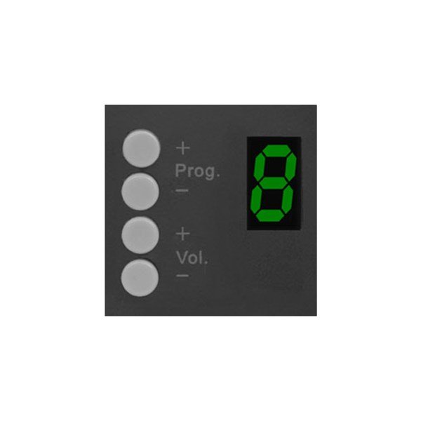 Audac DW4020 B (Siyah) 43x43 Duvar için Ses ve Program Kontrol Paneli