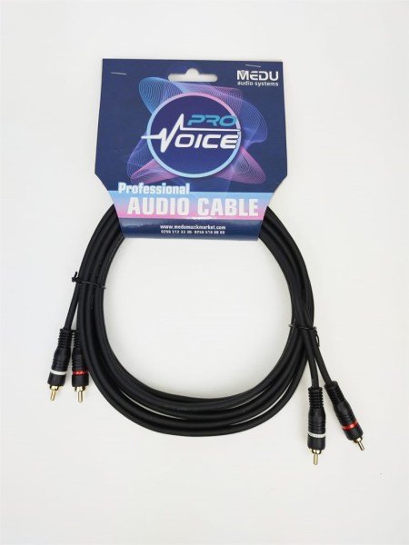 Provoice SK/2RCA/3 2xRCA-2xRCA 3M Sinyal Kablosu