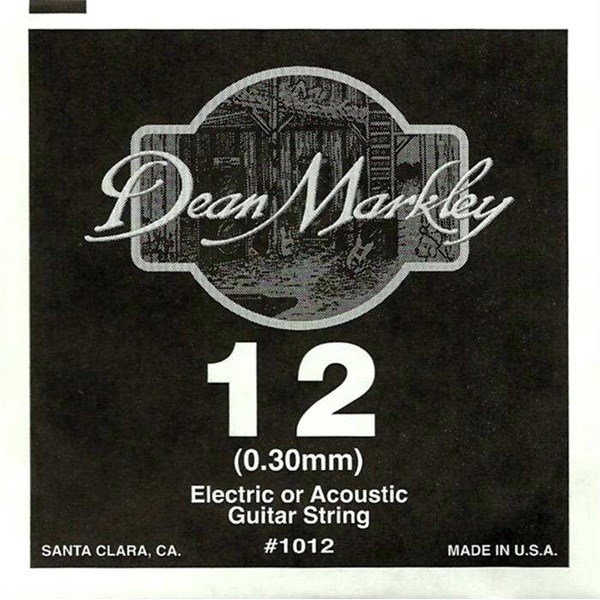 Dean Markley 1012 Plain Steel 012 Elektro Gitar Tek Tel