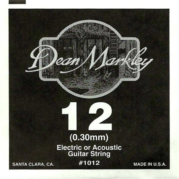 Dean Markley 1012 Plain Steel 012 Elektro Gitar Tek Tel