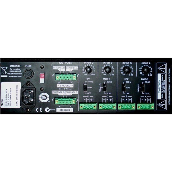 Electro Voice PA 4150L 4x150 Watt Güç Amplifikatörü