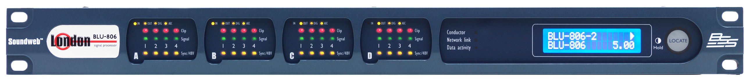 BSS AUDIO BLU-860 Ağ Bağlantılı Sinyal İşlemci
