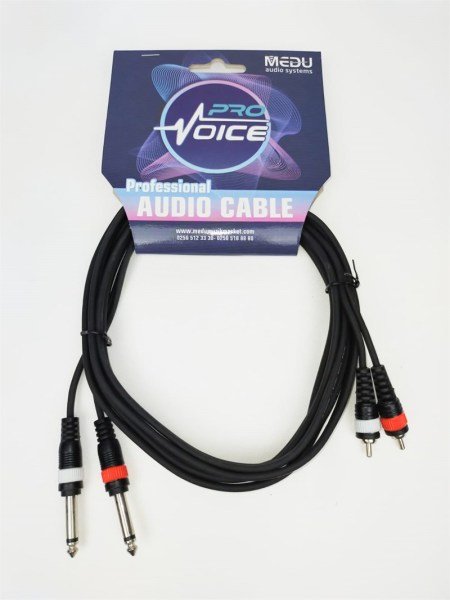 Provoice SK/2RJ/3 3 Metre Jack'lı Sinyal Kablosu