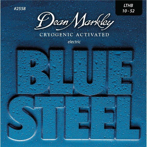 Dean Markley 2558 Blue Steel Light Top Heavy Bottom Elektro Gitar Tk Tel 10