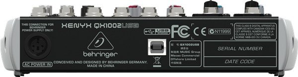Behringer Xenyx QX1002USB 10 Kanal Deck Mikser