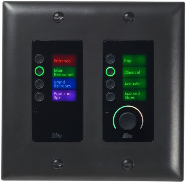 BSS Audio EC-8BV-BLK 8 Düğmeli Volüm Kontrollü Ethernet Denetleyicisi