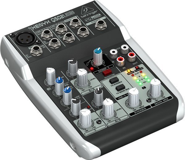Behringer Xenyx Q502Usb 5 Kanallı Deck Mikser