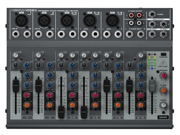 Behringer Xenyx 1002B 10 Kanal Deck Mikser