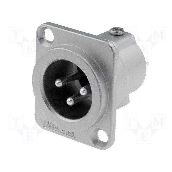 Amphenol AC3MMDZ XLR Erkek Konnektör