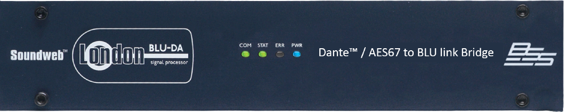 BSS Audio BLU-DAN Link Köprü İşlemcisi