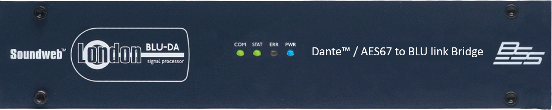 BSS Audio BLU-DAN Link Köprü İşlemcisi