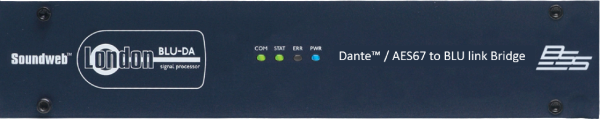 BSS Audio BLU-DAN Link Köprü İşlemcisi