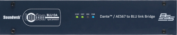 BSS Audio BLU-DAN Link Köprü İşlemcisi
