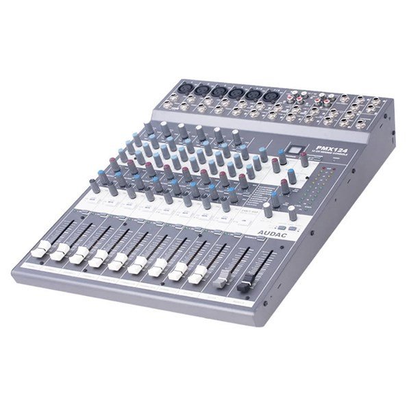 Audac PMX124 6-Mono 4 Stereo Efektli Deck Mikser