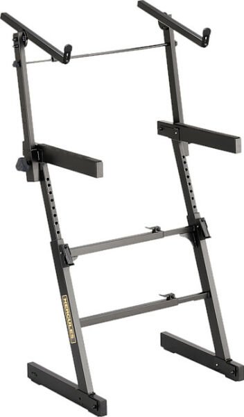 Hercules Stands HCKS-410B Auto Lock Çift Katlı Klavye, Mikser, Dj Standı