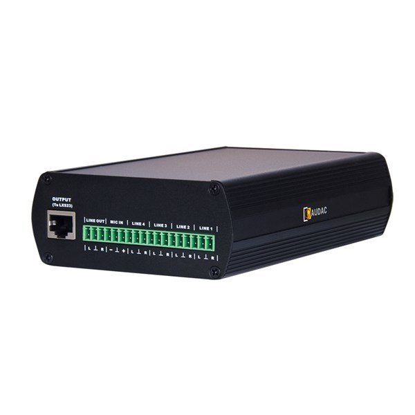 Audac RM523 Web Tabanlı Giriş Kontrol Ünitesi (4 Line, Mic, RS232)