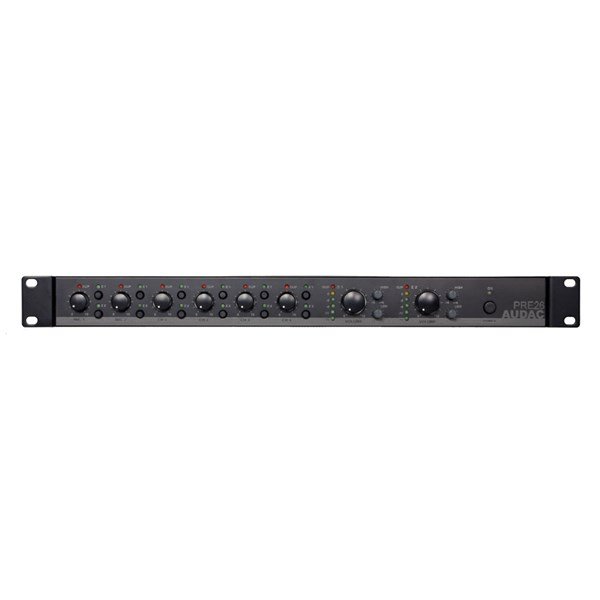 Audac PRE26 2-Bölge 6 Giriş 2 Çıkış Stereo Preamp
