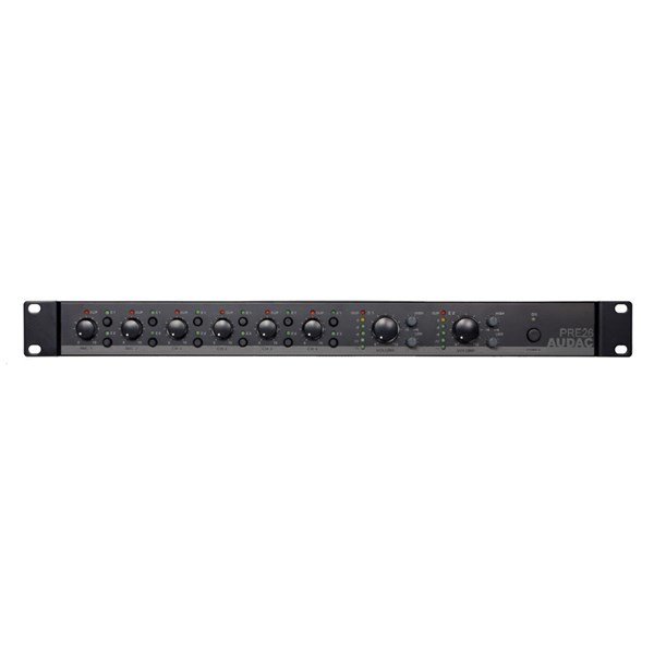 Audac PRE26 2-Bölge 6 Giriş 2 Çıkış Stereo Preamp