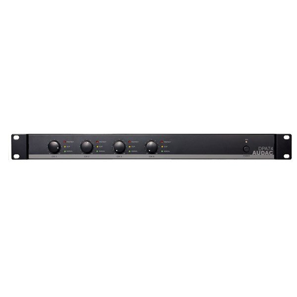Audac DPA74 - 4 Kanal 4x75W/4 ohm D-Class Güç Amplifikatörü