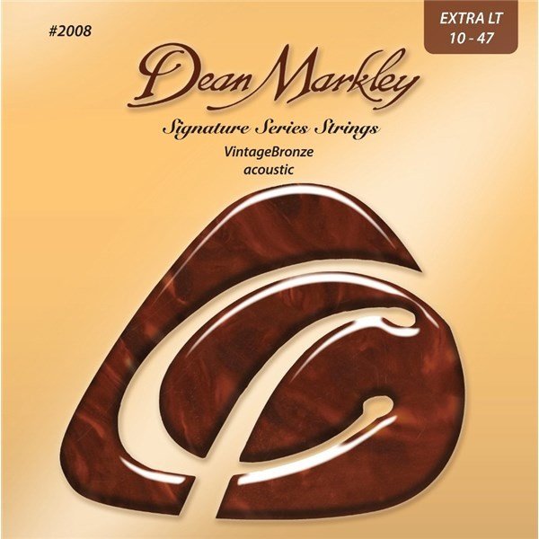 Dean Markley Vintage Bronze 2008 Extra Light Akustik Gitar Tel