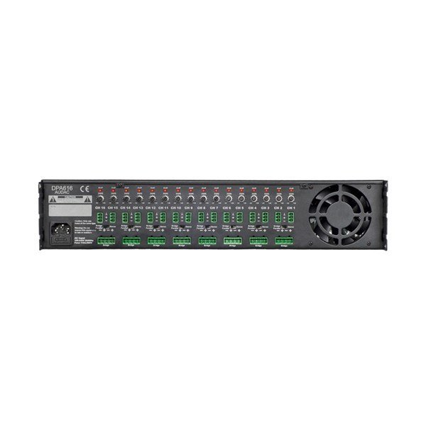 Audac DPA616 16x60W/4 ohm Class-D Güç Amplifikatörü